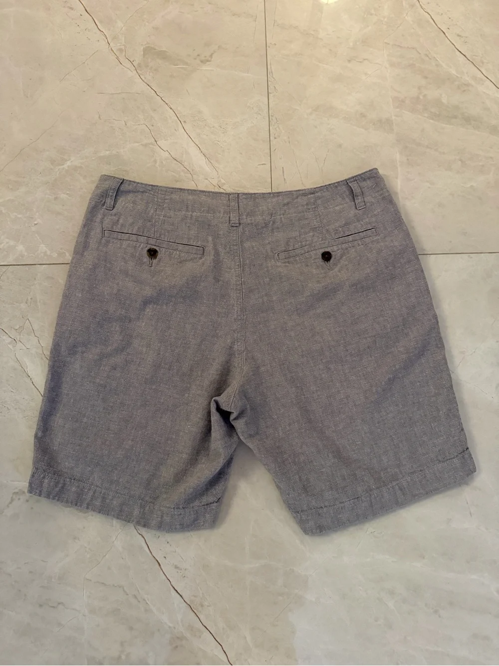 J. Crew Men's Light Gray Flat-Front Shorts